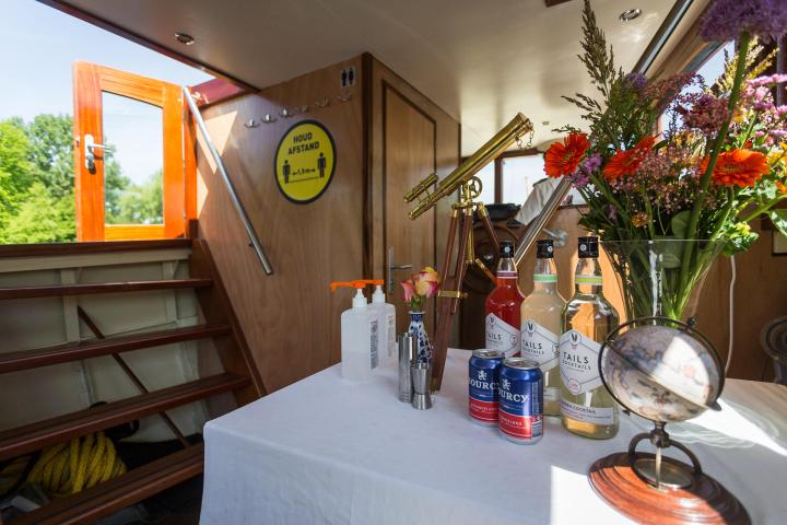 a stack of flyers on a table